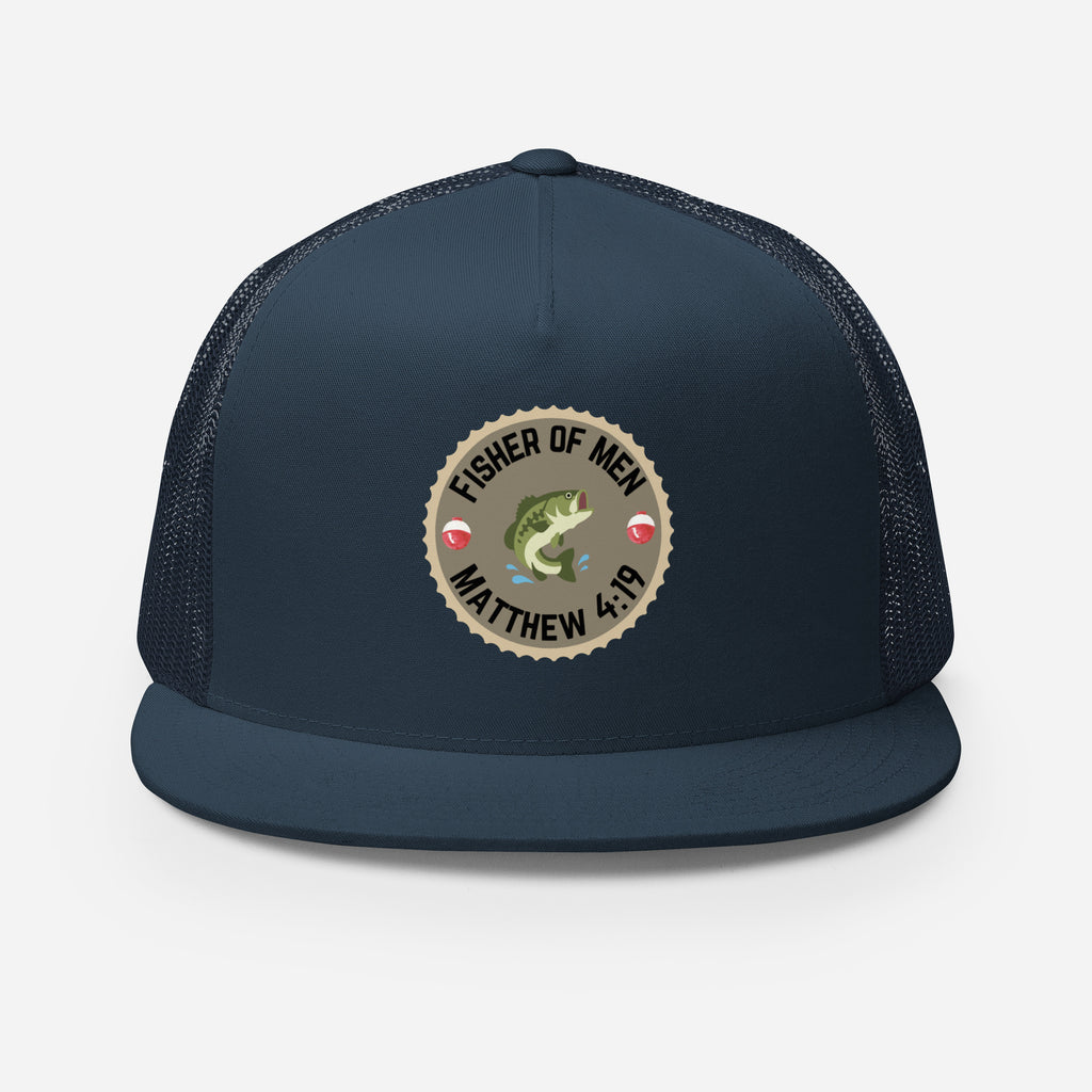 Fisher of Men Christian trucker hat  – Matthew 4:19