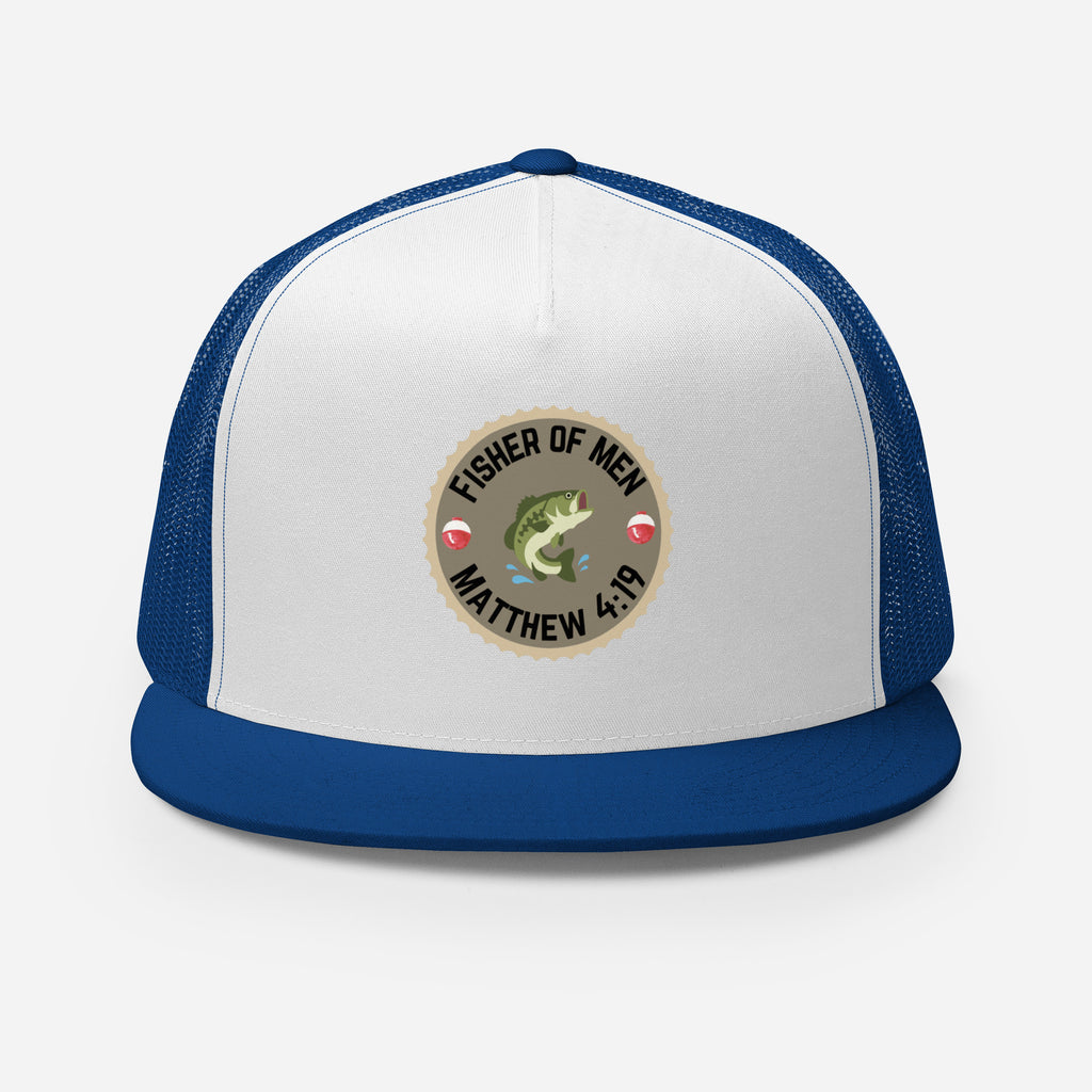 Fisher of Men Christian trucker hat  – Matthew 4:19