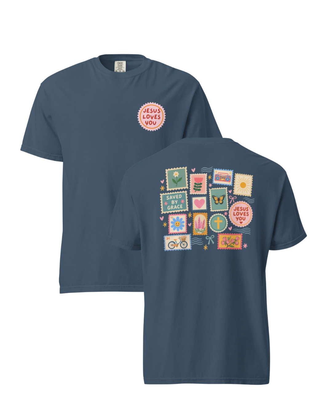 Women’s Stamp Design Tee - Comfort Colors