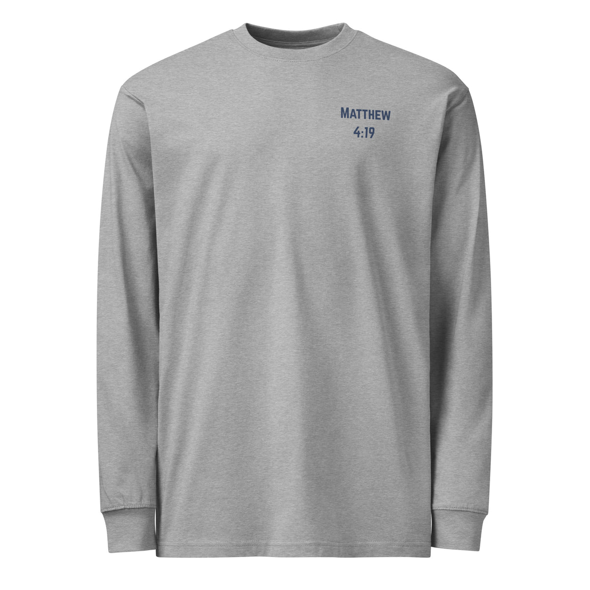 Men’s Fisher of Men Christian long sleeve shirt inspired by Matthew 4:19