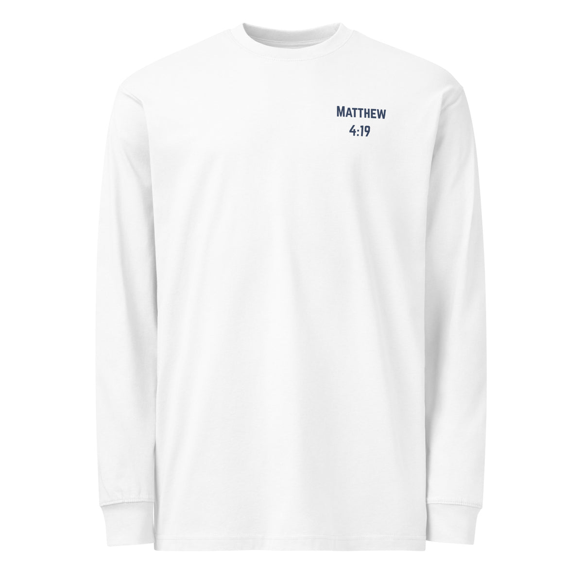 Men’s Fisher of Men Christian long sleeve shirt inspired by Matthew 4:19