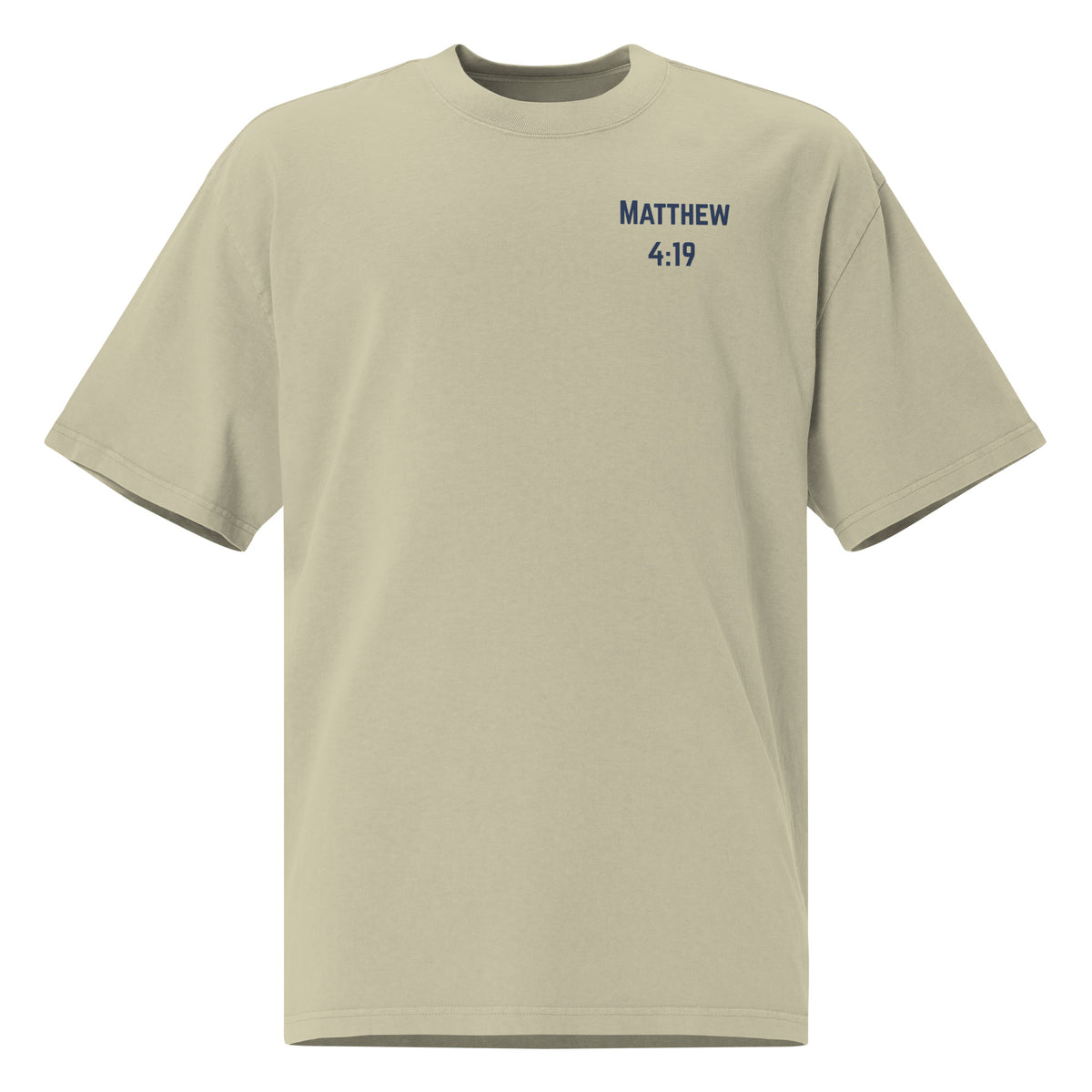 Fisher of Men Men’s Christian T-Shirt – Matthew 4:19 Faith Graphic Tee