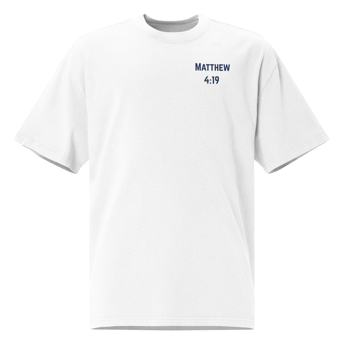 Fisher of Men Men’s Christian T-Shirt – Matthew 4:19 Faith Graphic Tee