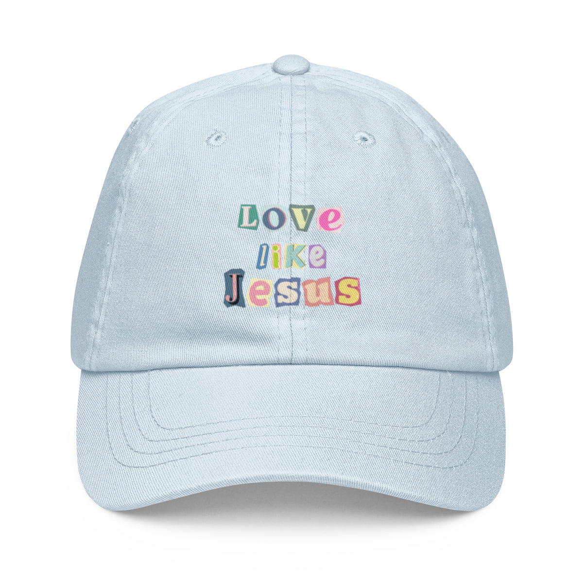 Love Like Jesus Christian Hat – Colorful Faith Baseball Cap