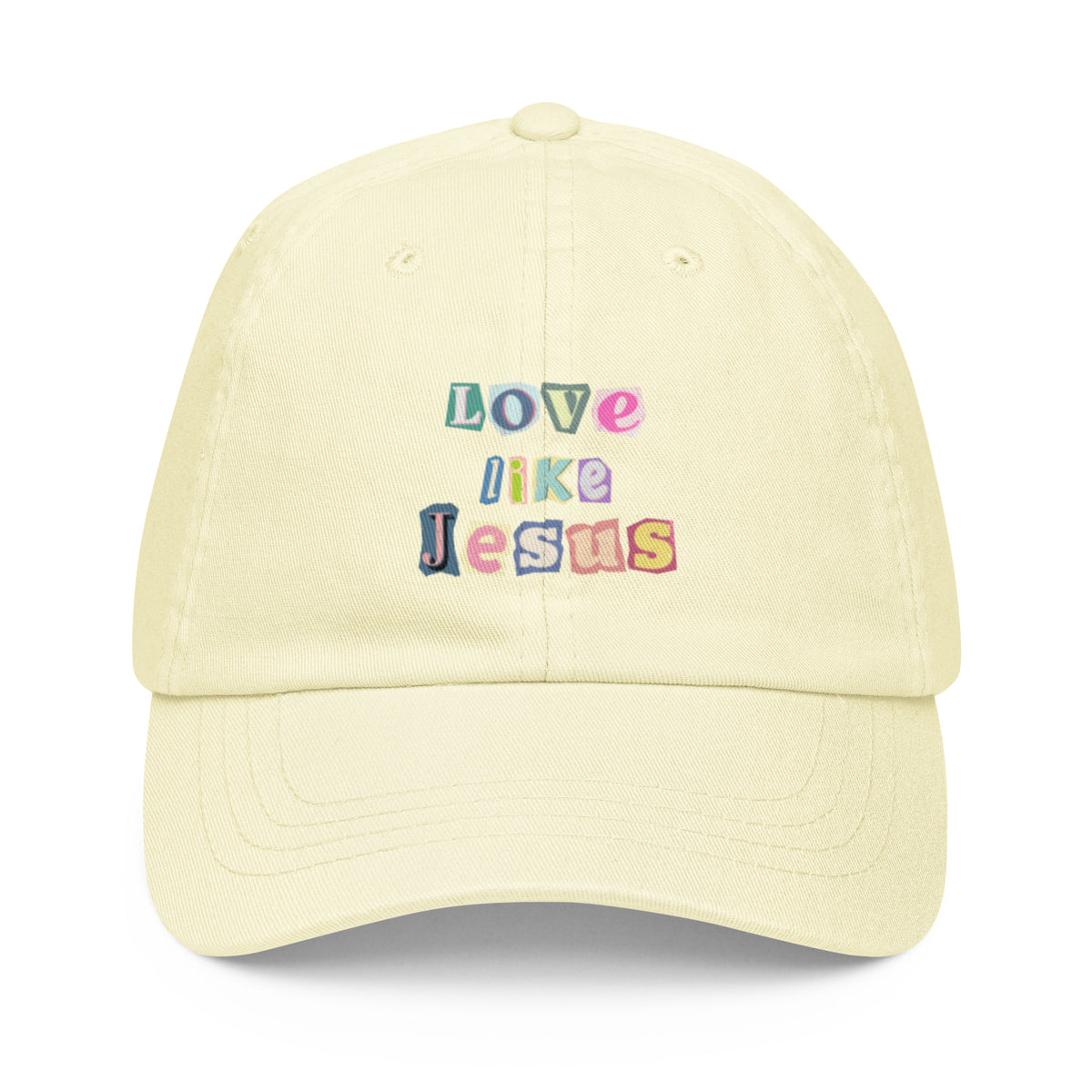 Love Like Jesus Christian Hat – Colorful  Faith Baseball Cap