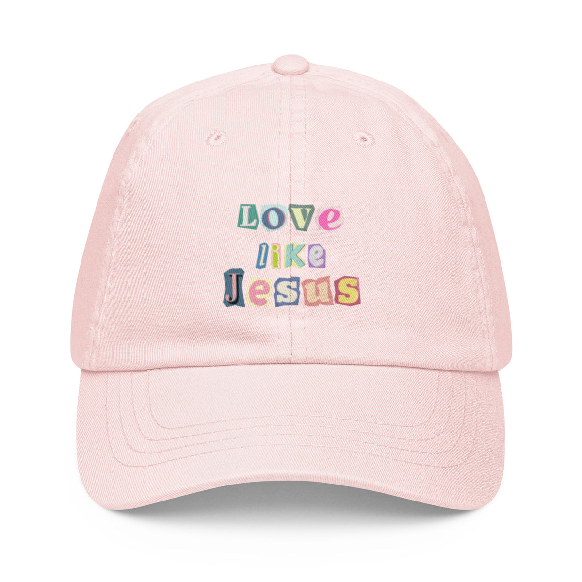 Love Like Jesus Christian Hat – Colorful Faith Baseball Cap
