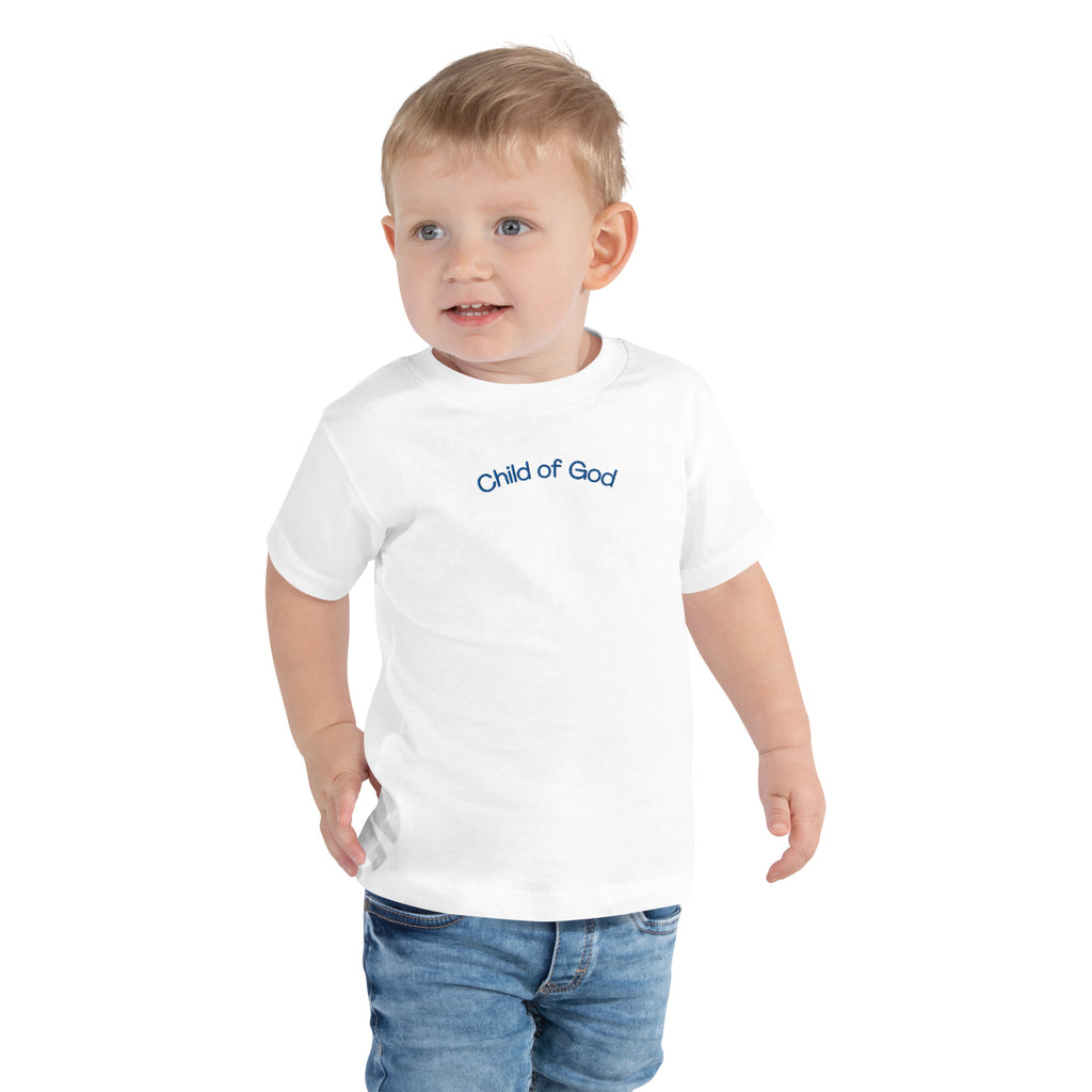 Child of God white Christian toddler t-shirt