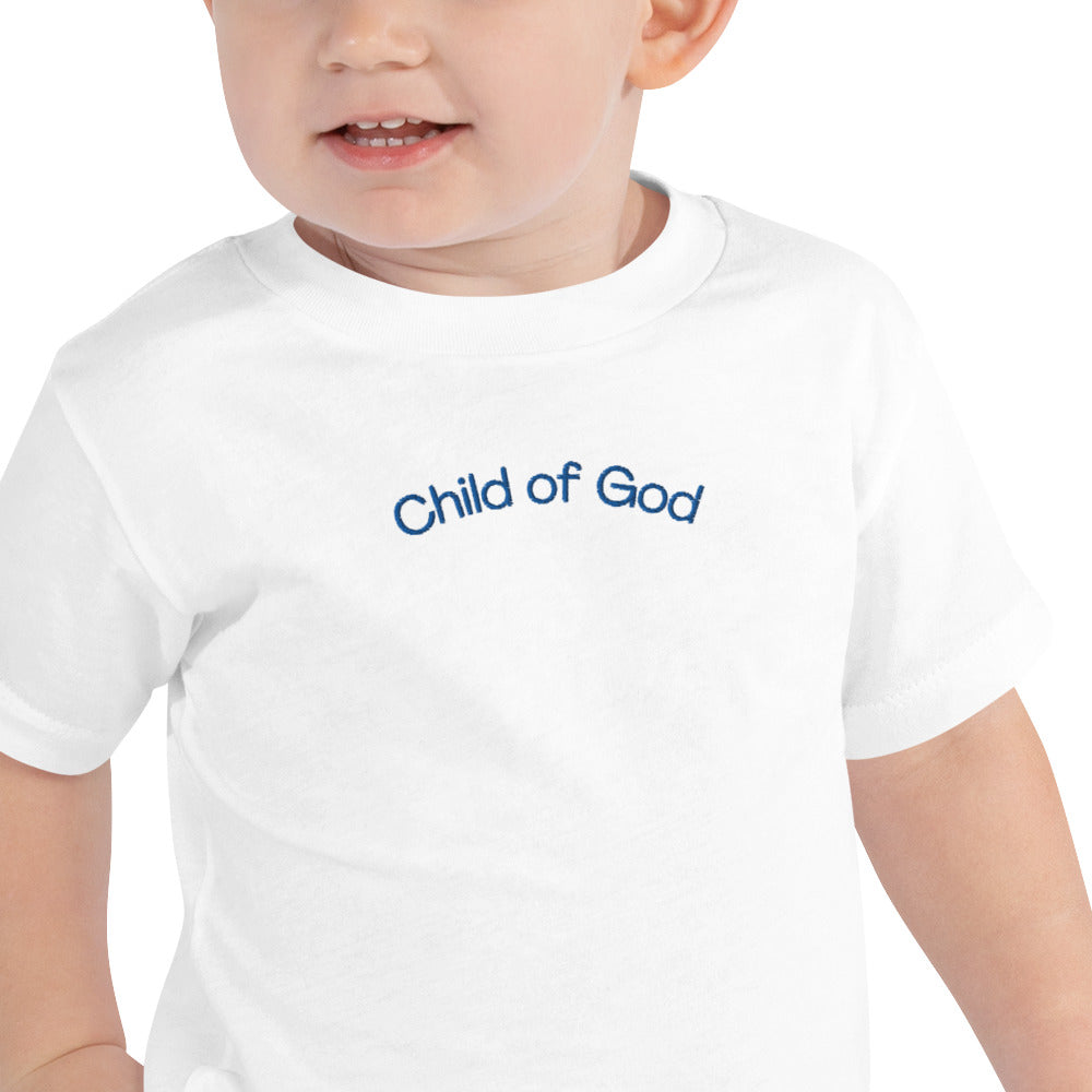 Child of God white Christian toddler t-shirt